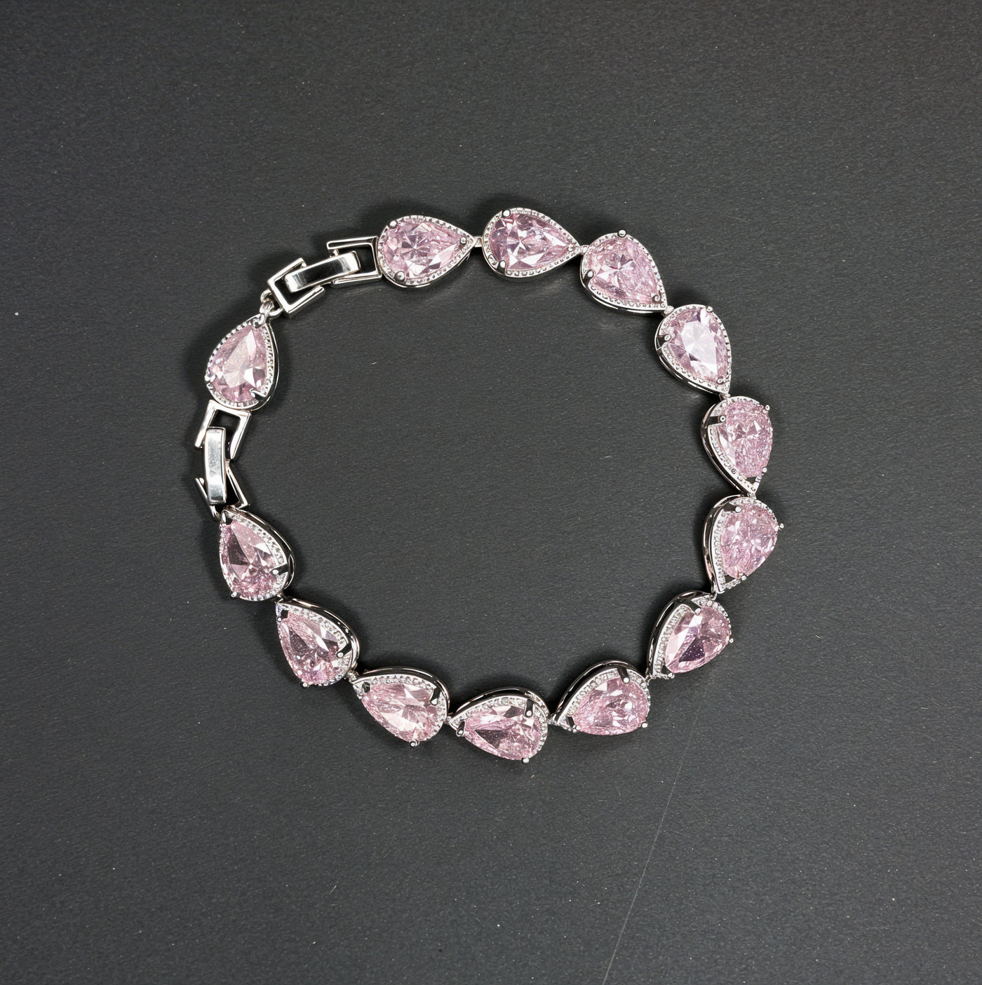 Crystal Bracelet Pink 1