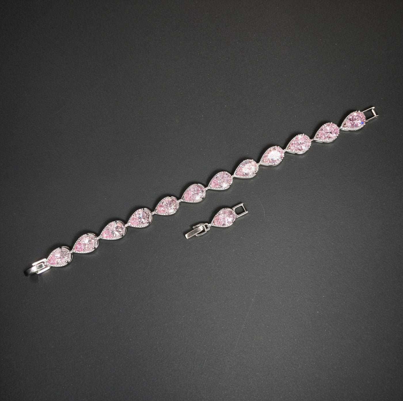 Crystal Bracelet Pink 2