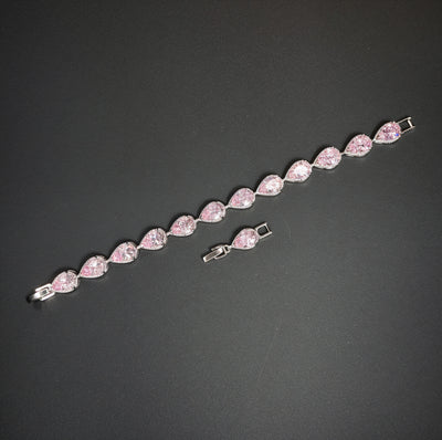 Crystal Bracelet Pink 2