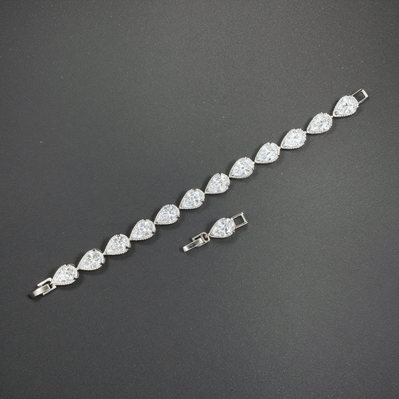 Crystal Bracelet Silver 2