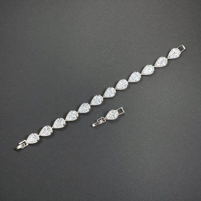 Crystal Bracelet Silver 2